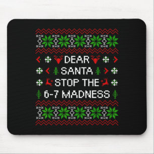 Mousepad Divertido Querido Papai Noel Pare Com a Loucura 67