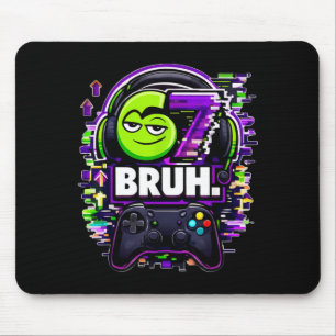 Mousepad Divertido Seis Sete 67 Bruh Gamer Aniversário Pres