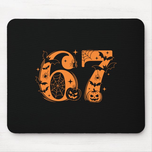 Mousepad Divertido Seis Sete 6 7 Design de Meme Casais Hall (Frente)