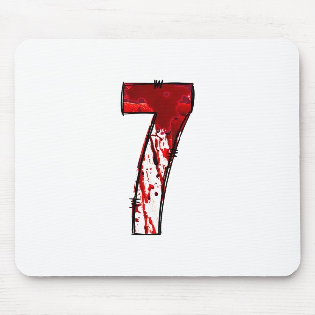 Mousepad Divertido Seis Sete 6 7 Design de Meme de Casais H (Frente)