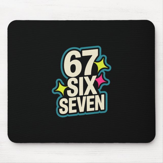 Mousepad Divertido Seis Sete 6 7 Meme 1  (Frente)