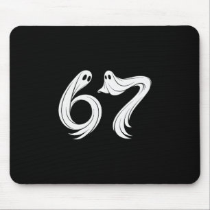 Mousepad Divertido Seis Sete 6 7 Meme 67 Design Fantasma Ha