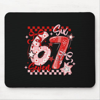 Mousepad Divertido Seis Sete 6 7 Meme Dia dos Namorados Gar