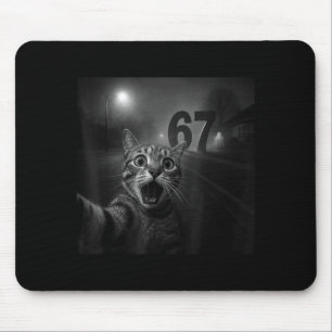 Mousepad Divertido Seis Sete 6 7 Meme Gen Z Gíria Alfa Gato
