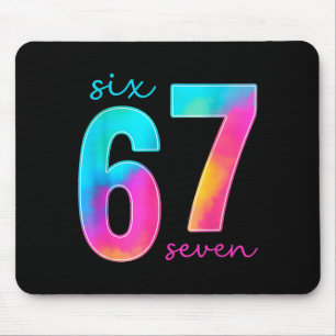 Mousepad Divertido Seis Sete 6 7 Meme Geração Alfa Gíria 67