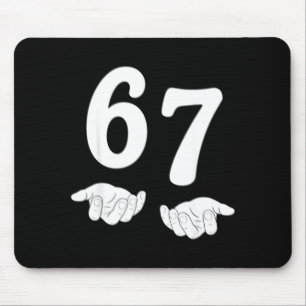 Mousepad Divertido Seis Sete 6 7 Meme Geração Alpha Gíria 6