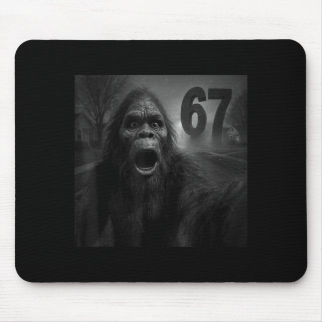 Mousepad Divertido Seis Sete 6 7 Meme Geração Z Gíria Alfa  (Frente)
