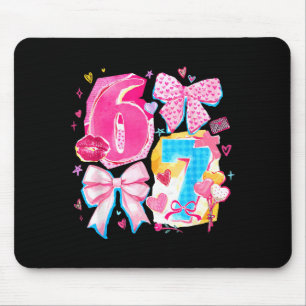 Mousepad Divertido Seis Sete Coquete de São Valentim Arco P