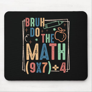 Mousepad Divertido Seis Sete Humor de Professor Bruh Faça a