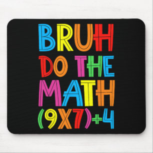 Mousepad Divertido Seis Sete Professor Aluno Bruh Faça a Co