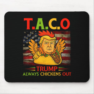 Mousepad Divertido Trump Taco Trump Sempre Desiste 23