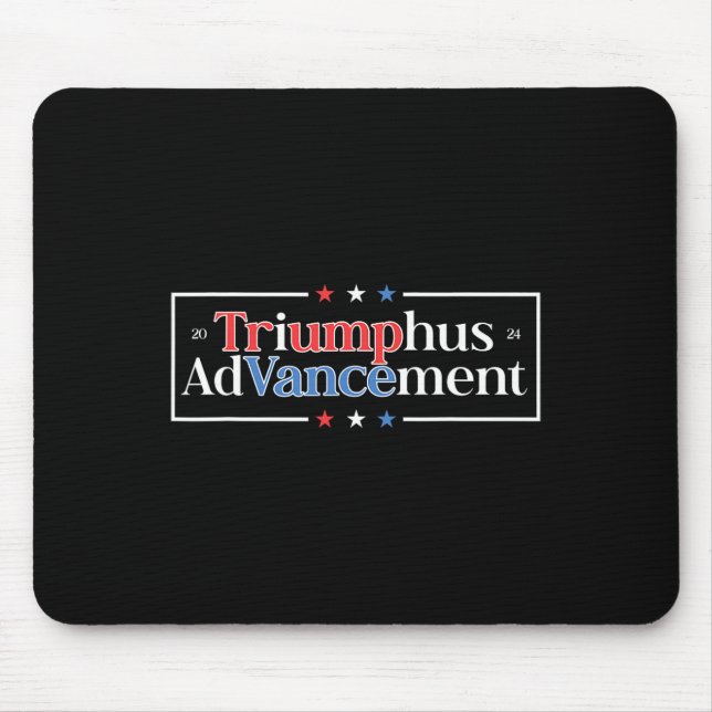 Mousepad Divertido Trump Vance Presidente Vp Apoiadores Ele (Frente)