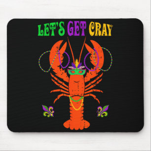 Mousepad Divertido Vamos Ficar Louco Lagostim - Nova Orlean
