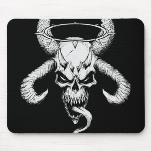 Mousepad Divine Skull of Death Black
