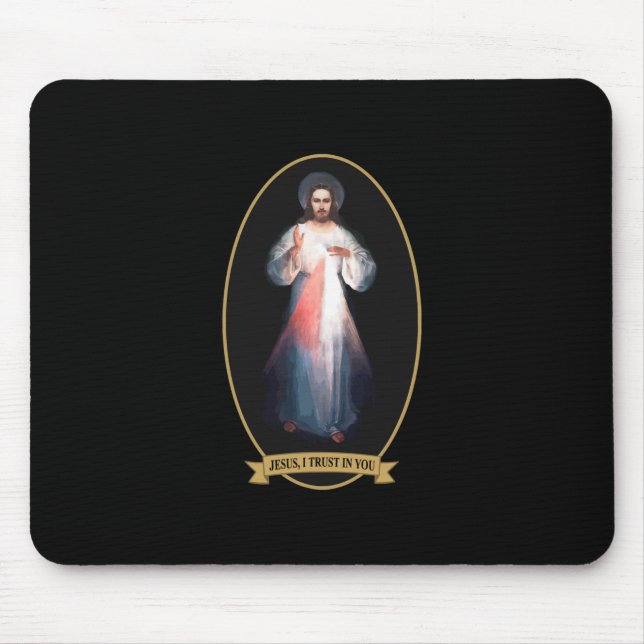 Mousepad Divino Compaixão, Jesus, eu confio em você (Frente)