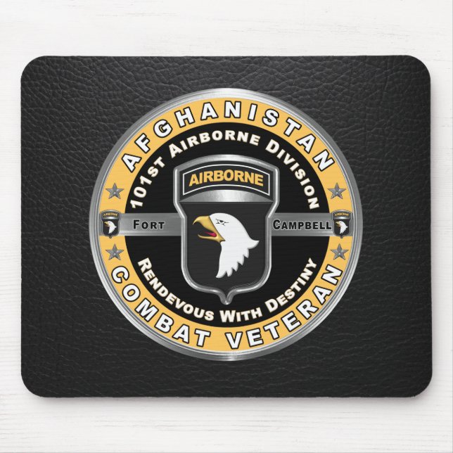 Mousepad Divisão de Aeronaves de 10101ruas Veterano Afegani (Frente)