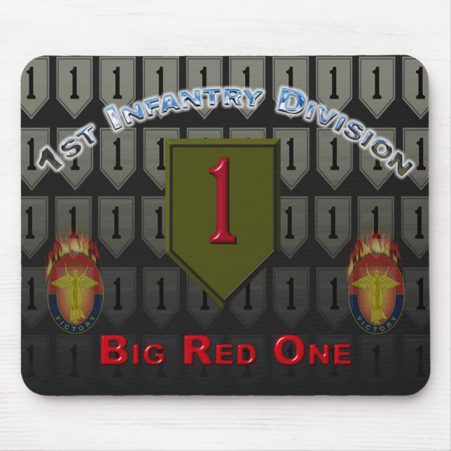 Mousepad Divisão de Infância 1rua "Big Red One" (Frente)