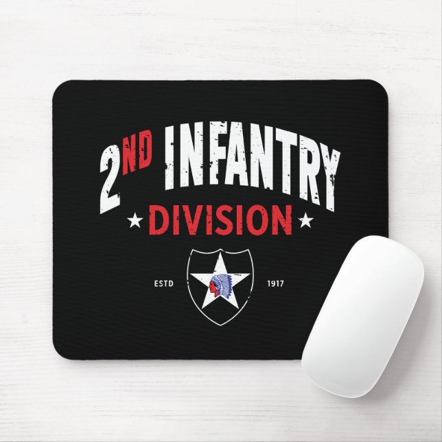 Mousepad Divisão de Infantaria do segundo "Indianhead" (Com mouse)