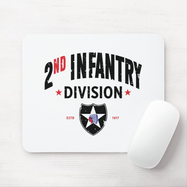 Mousepad Divisão de Infantaria do segundo "Indianhead" (Com mouse)