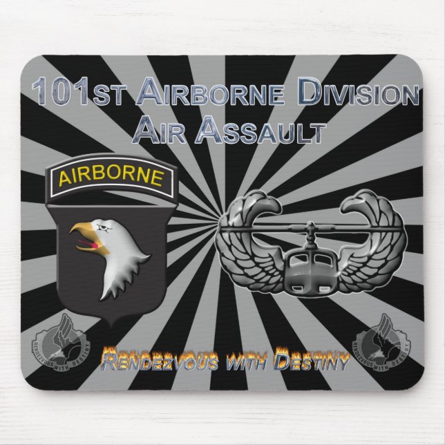 Mousepad Divisão de Transporte Aéreo de ruas 101 (Frente)
