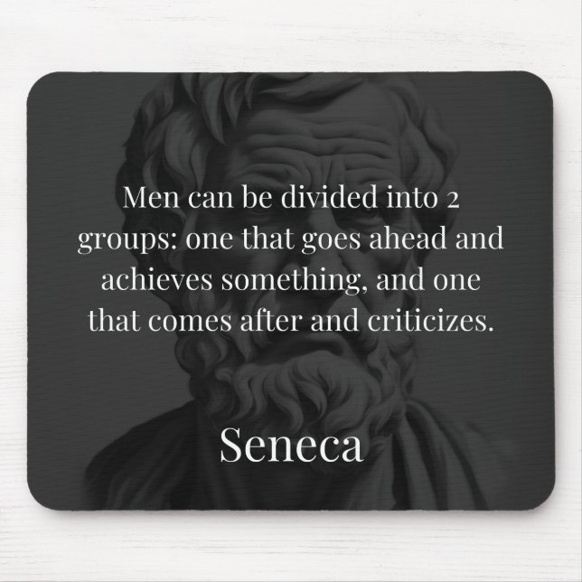Mousepad Divisão do Seneca: Os Doers e os Críticos (Frente)