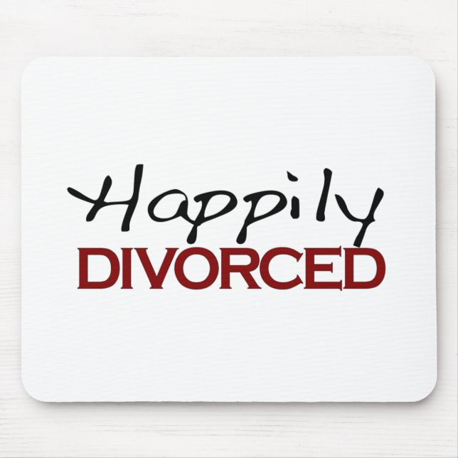 Mousepad Divorciado feliz (Frente)