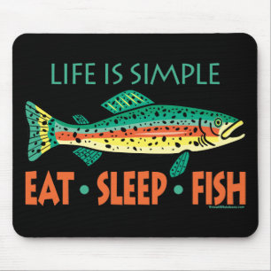 Mousepad Dizendo Pesca Engraçado
