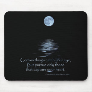 Mousepad Dizer de MOUSEPAD, de Lua cheia e de nativo