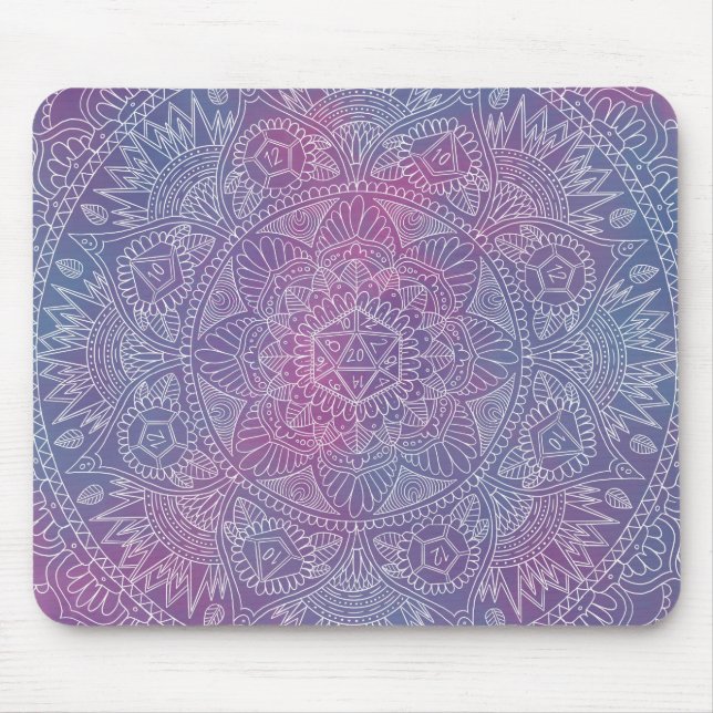 Mousepad Dnd Mandala (Frente)