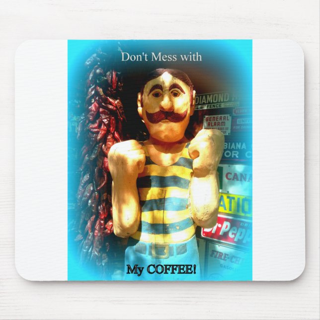 mousepad do amante do café (Frente)