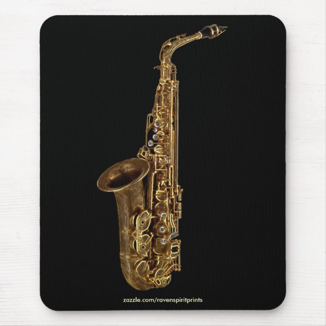 Mousepad do AMOR MÚSICO SAXOPHONE (Frente)