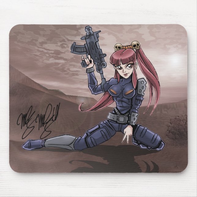 mousepad do anime do assalto (Frente)