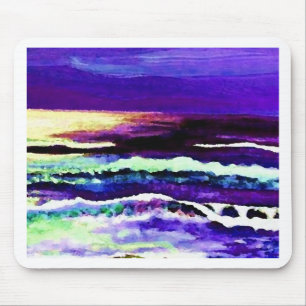 Mousepad Do "arte do oceano de CricketDiane do mar da noite