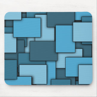 Mousepad do azul do Multi-Retângulo