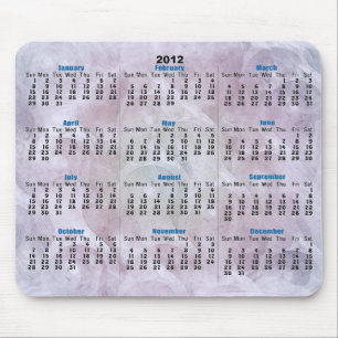 mousepad do calendário para 2012