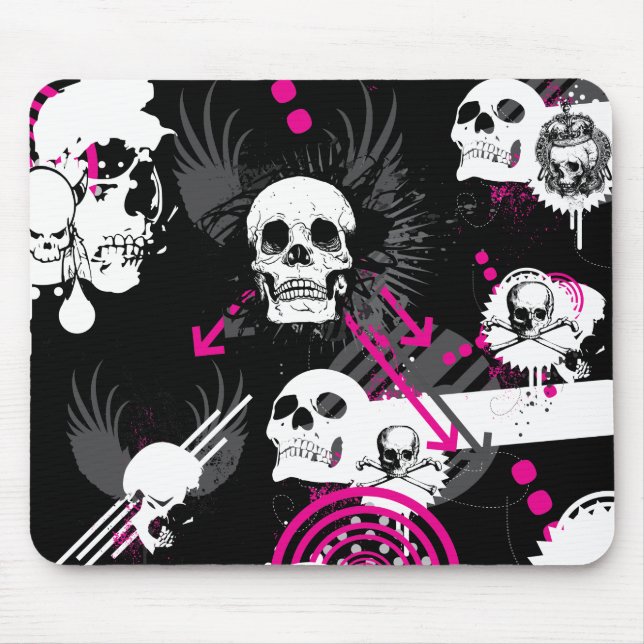Mousepad do caos do crânio (Frente)