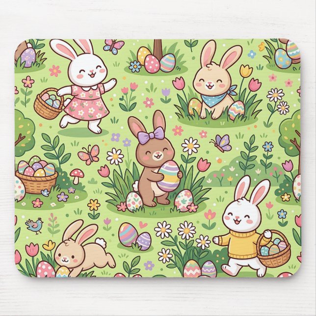 Mousepad do Coelho de Páscoa (Frente)