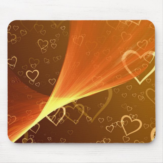 Mousepad do coração do ouro (Frente)