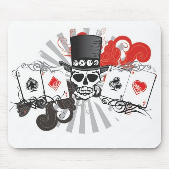 Mousepad do crânio (Frente)