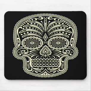 Mousepad do crânio do açúcar