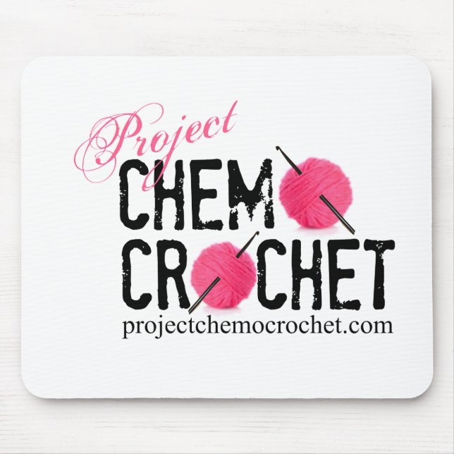 Mousepad do Crochet de Chemo do projeto (Frente)