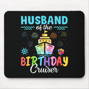 Mousepad Do Cruzeiro de Aniversário do Marido Navio Crucero