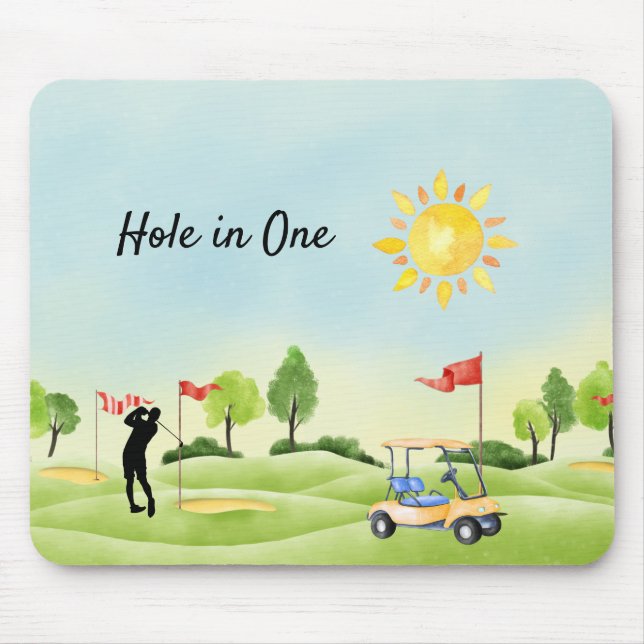 Mousepad do Curso de Golfe (Frente)