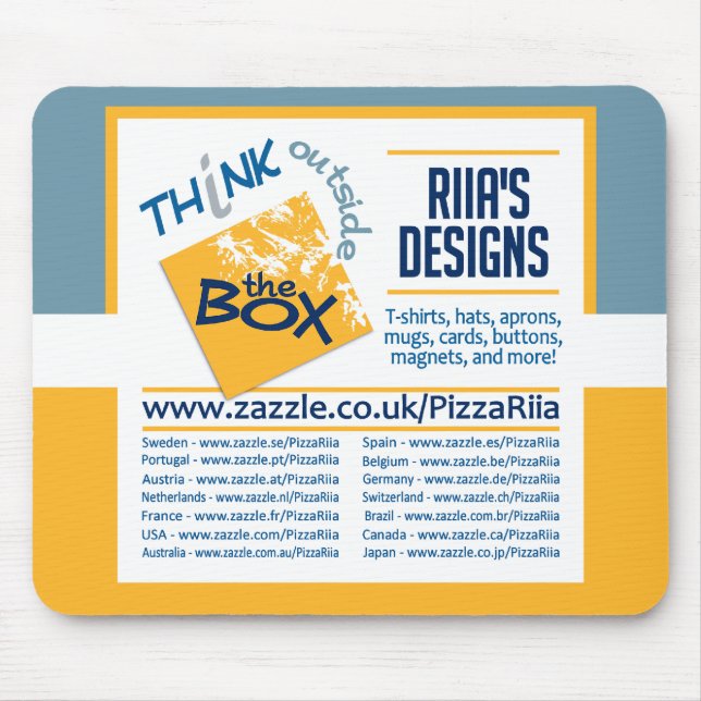 Mousepad do design de Riia (Frente)