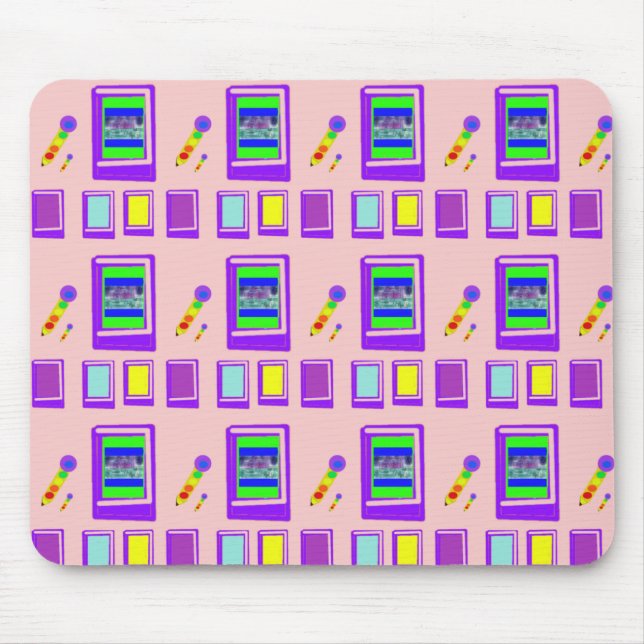 Mousepad do Designer de Castelo de Espaço (Frente)