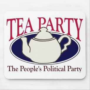 Mousepad do dia do imposto do tea party