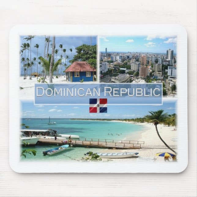 Mousepad DO Dominican Republic - Bá varo - Isla Catalina - (Frente)