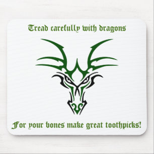 Mousepad Do dragão ser prudente tapete do rato
