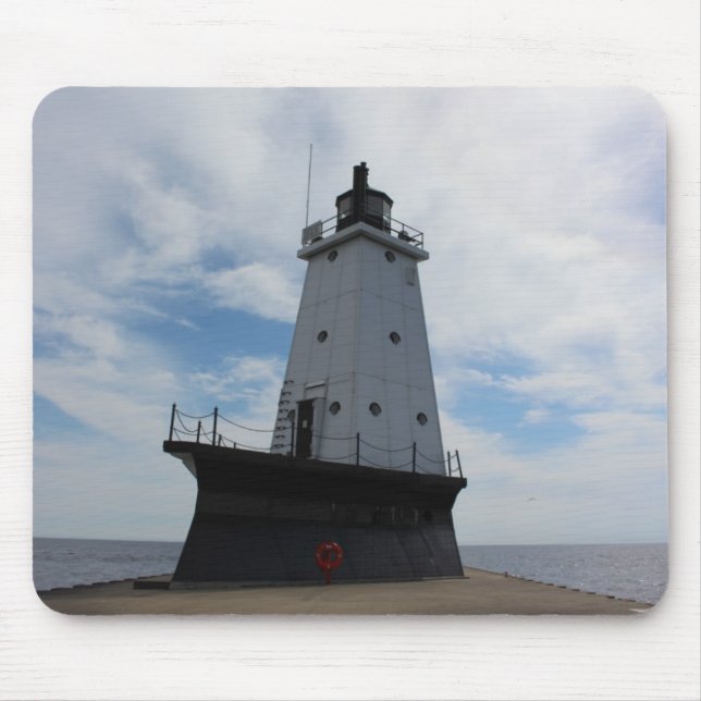 Mousepad do Farol de Ludington Michigan (Frente)