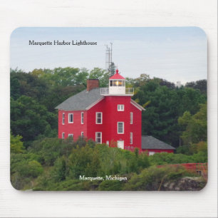 Mousepad do farol de Marquette Harbor